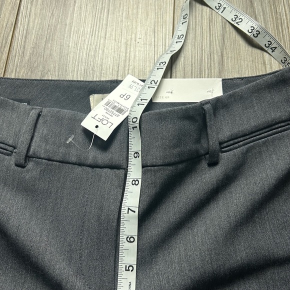 LOFT Womens gray dress pants, size 6 petite, NWT - Picture 3 of 7